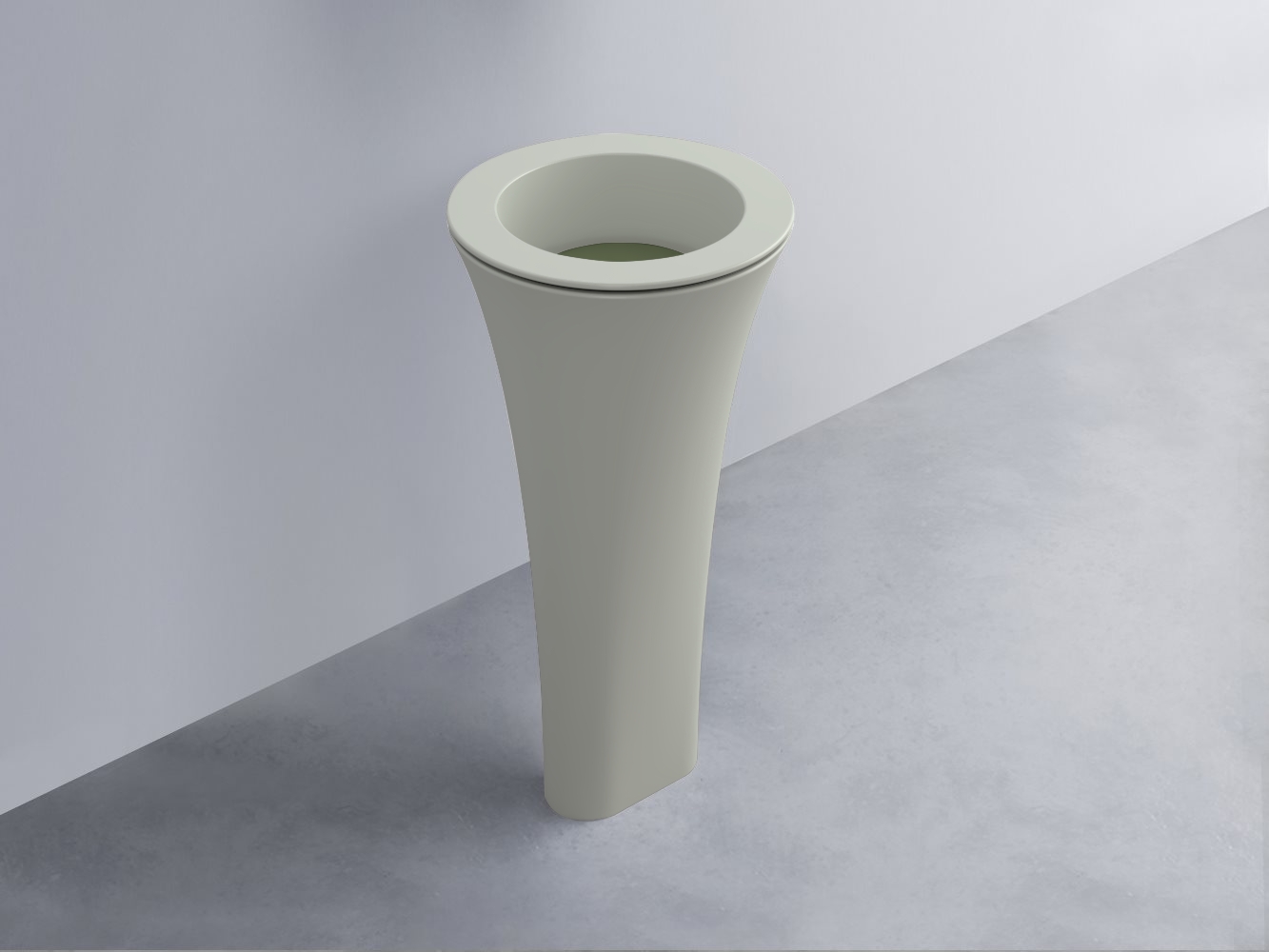 AMLA45-PM+AMPILT-AG+AMCOLT-PM Раковина Amedeo Tondo отдельностоящая cielo Enjoy + Amedeo Ceramica Cielo