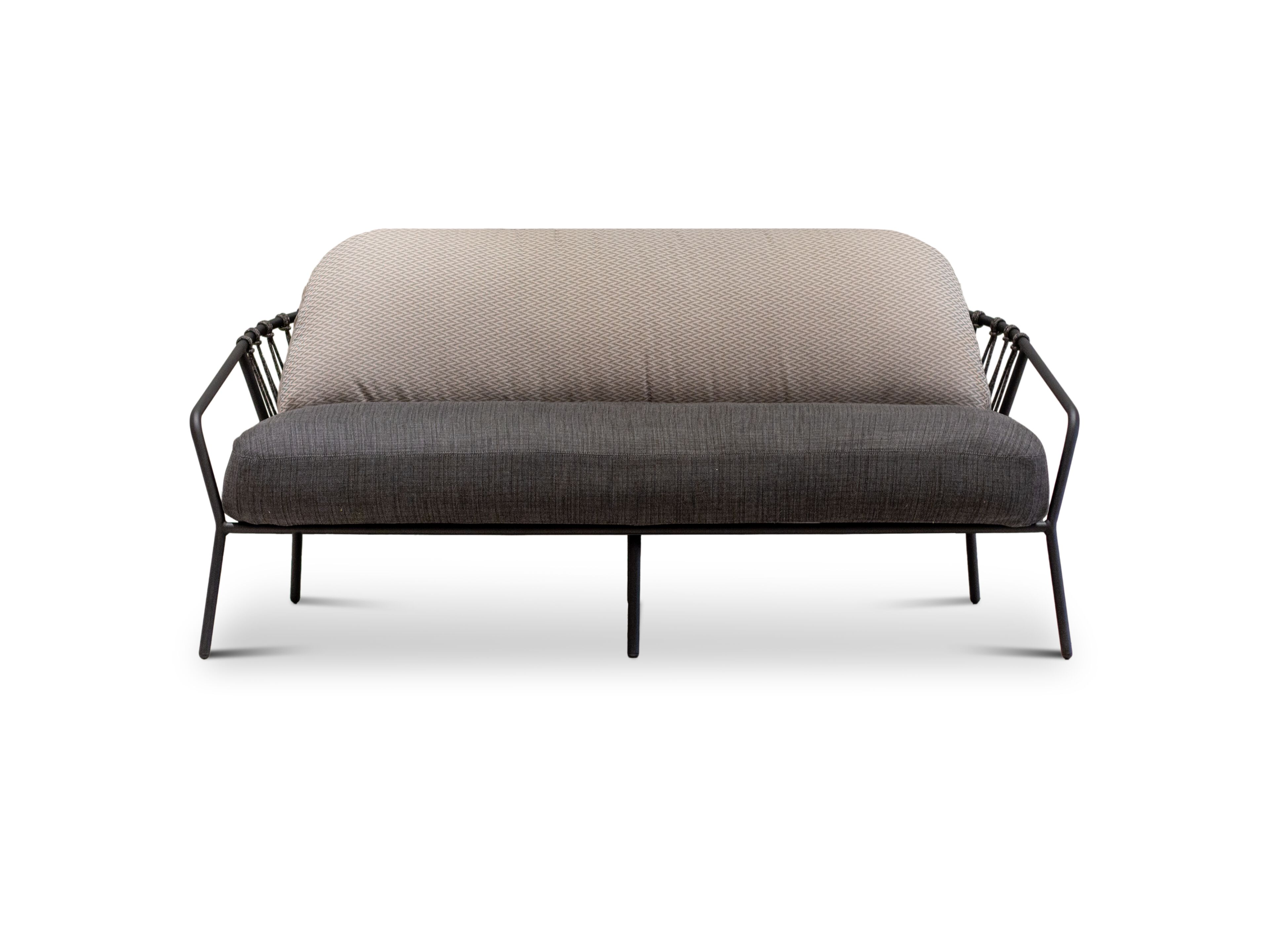 2-местный садовый диван из нержавеющей стали MUSOLA Baga ARCH-00103043