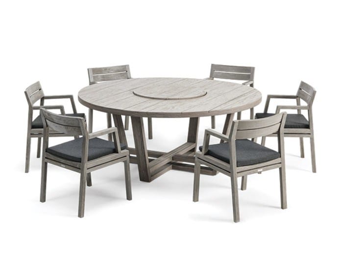 Круглый садовый стол с Lazy Susan Ethimo Costes ARCH-00031729 - Вид №6