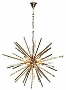 Possoni Illuminazione Подвесной светильник из сатина со стеклом Spillo 1060/8