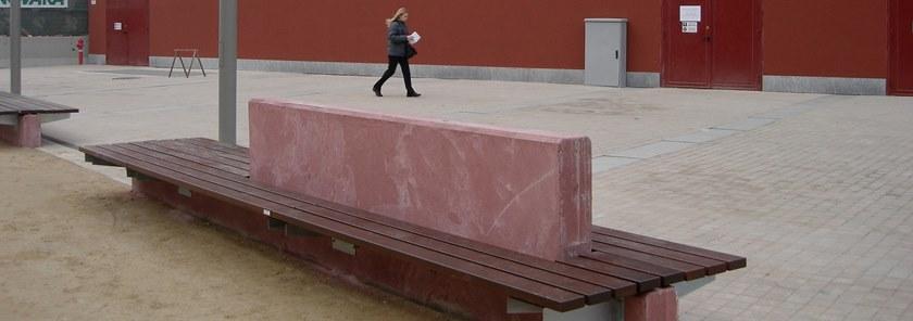 Euroform W Модульная деревянная скамья без спинки Block 99, 99.1 - Вид №3