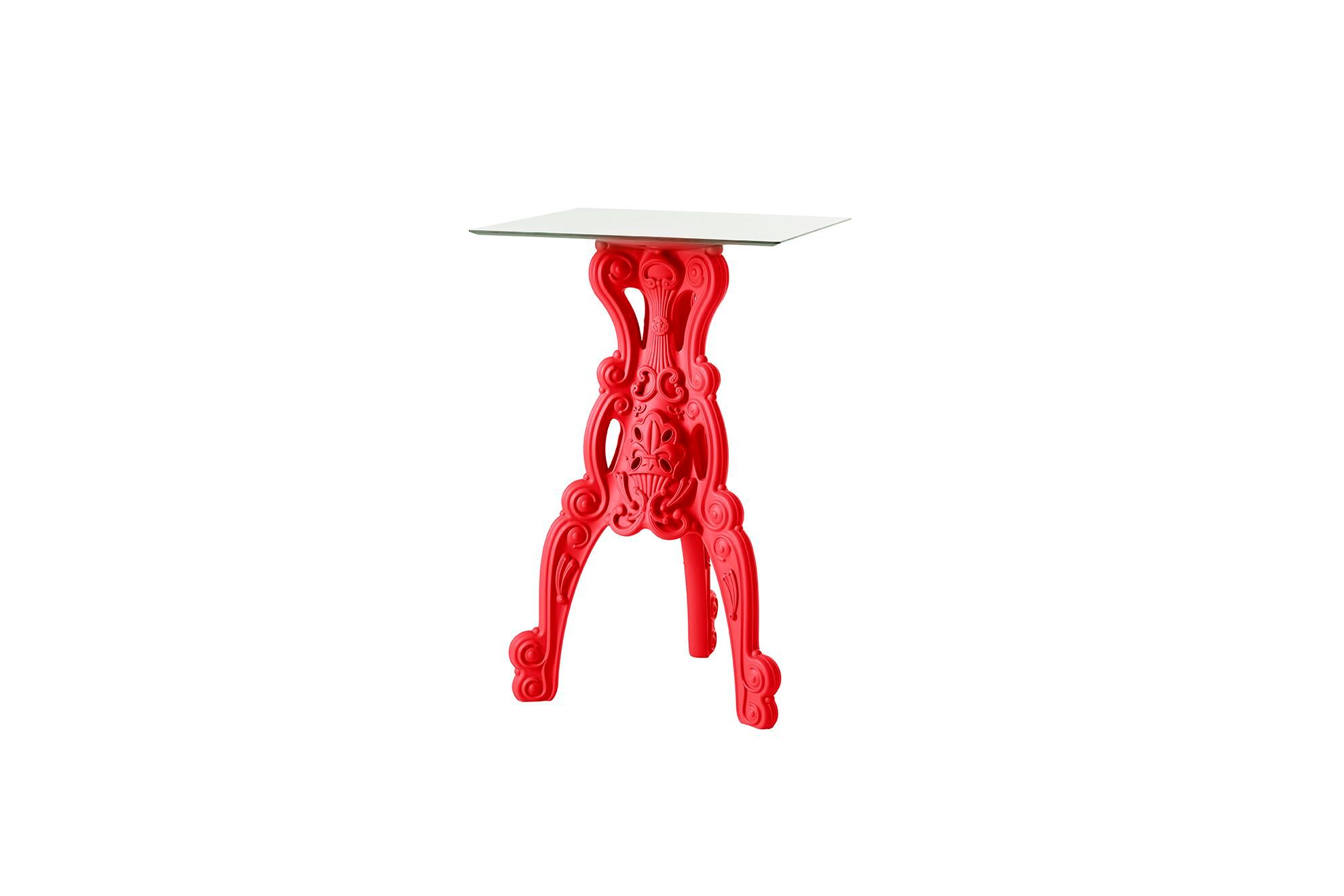 Высокий квадратный стол из полиэтилена для контракта SLIDE Дизайн любви ARCH-00091539 - Вид №7