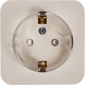 Розетка накладная Schneider Electric Blanca Компакт с заземлением цвет бежевый 86720937 STLM-2020453