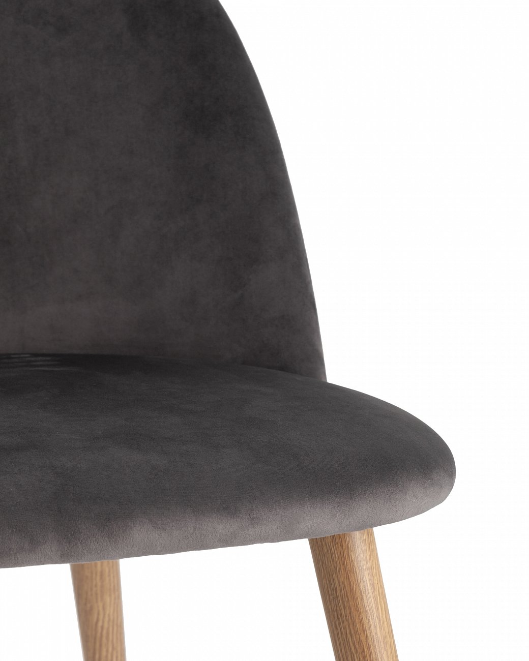 Стул с мягкой обивкой серый с ромбами "Лион" STOOL GROUP ДИЗАЙНЕРСКИЕ 00-3881979 Серый  - Вид №4