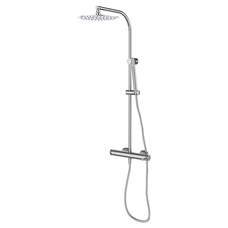 74499740 PREMIUM Смеситель для душа с колонкой Хром GRB MIXERS AXIS