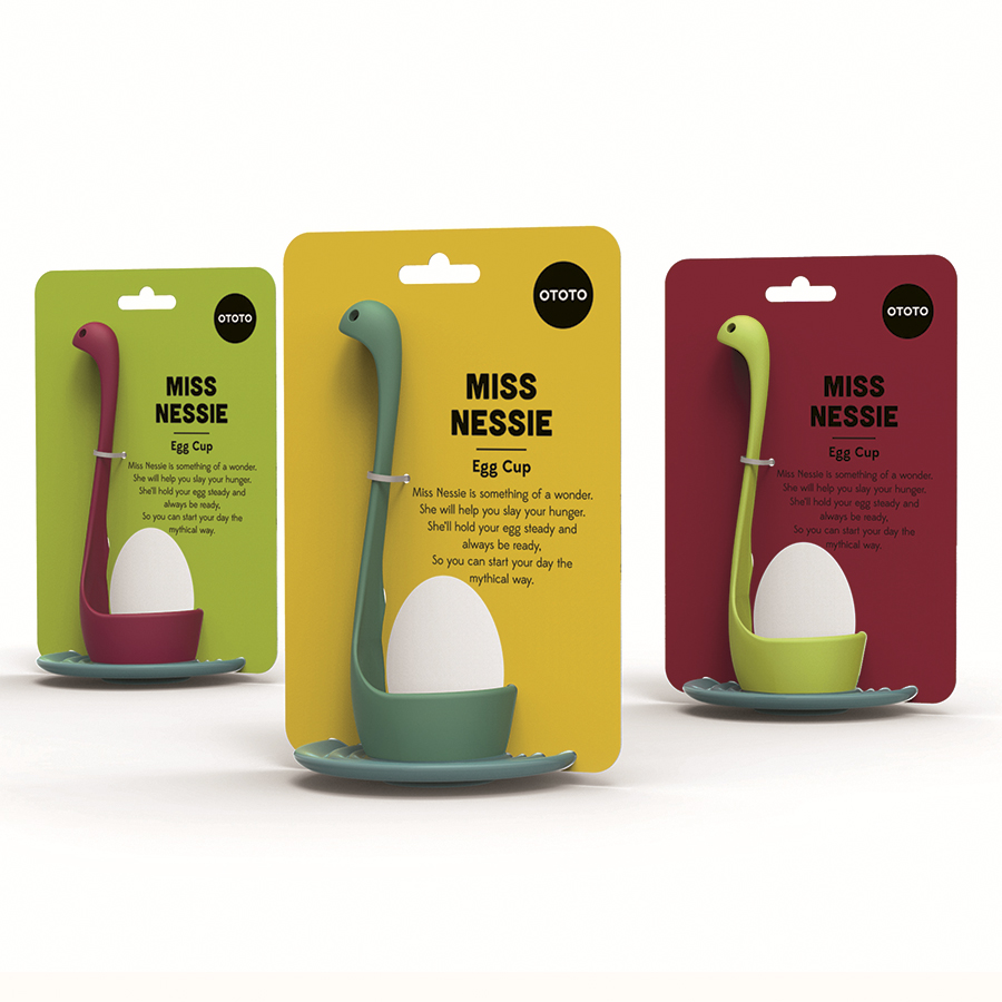 OT888 Держатель для яйца , miss nessie, голубой OTOTO  - Вид №4