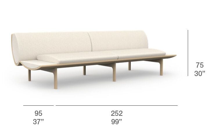 Садовый диван с журнальным столиком GANDIABLASCO Dunne ARCH-00035257 - Вид №3