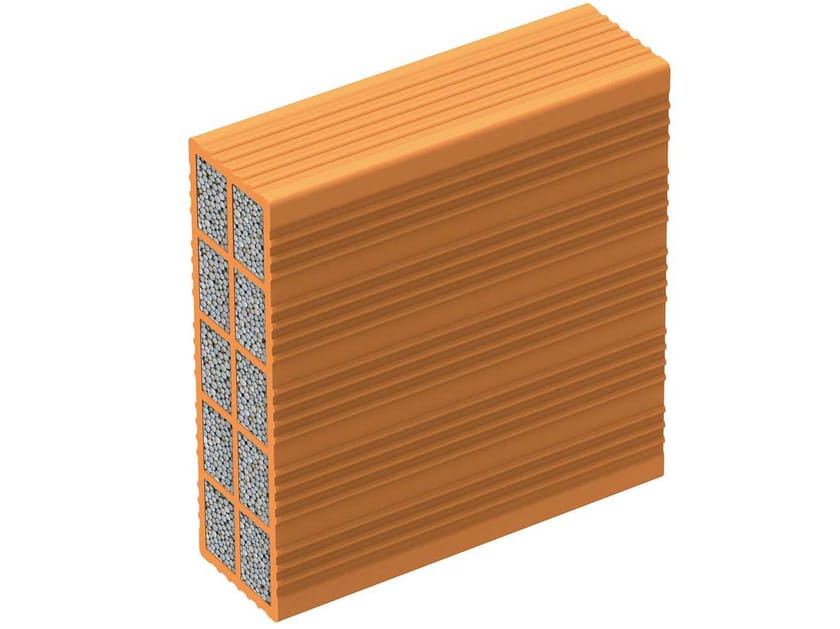 Теплоизоляционный кирпичный блок Fornaci Laterizi Danesi Normablok плюс CAM ARCH-00142457
