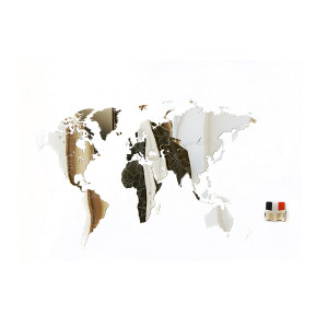 19-19 Карта-пазл зеркальная wall decoration exclusive 90х54 см Mimi