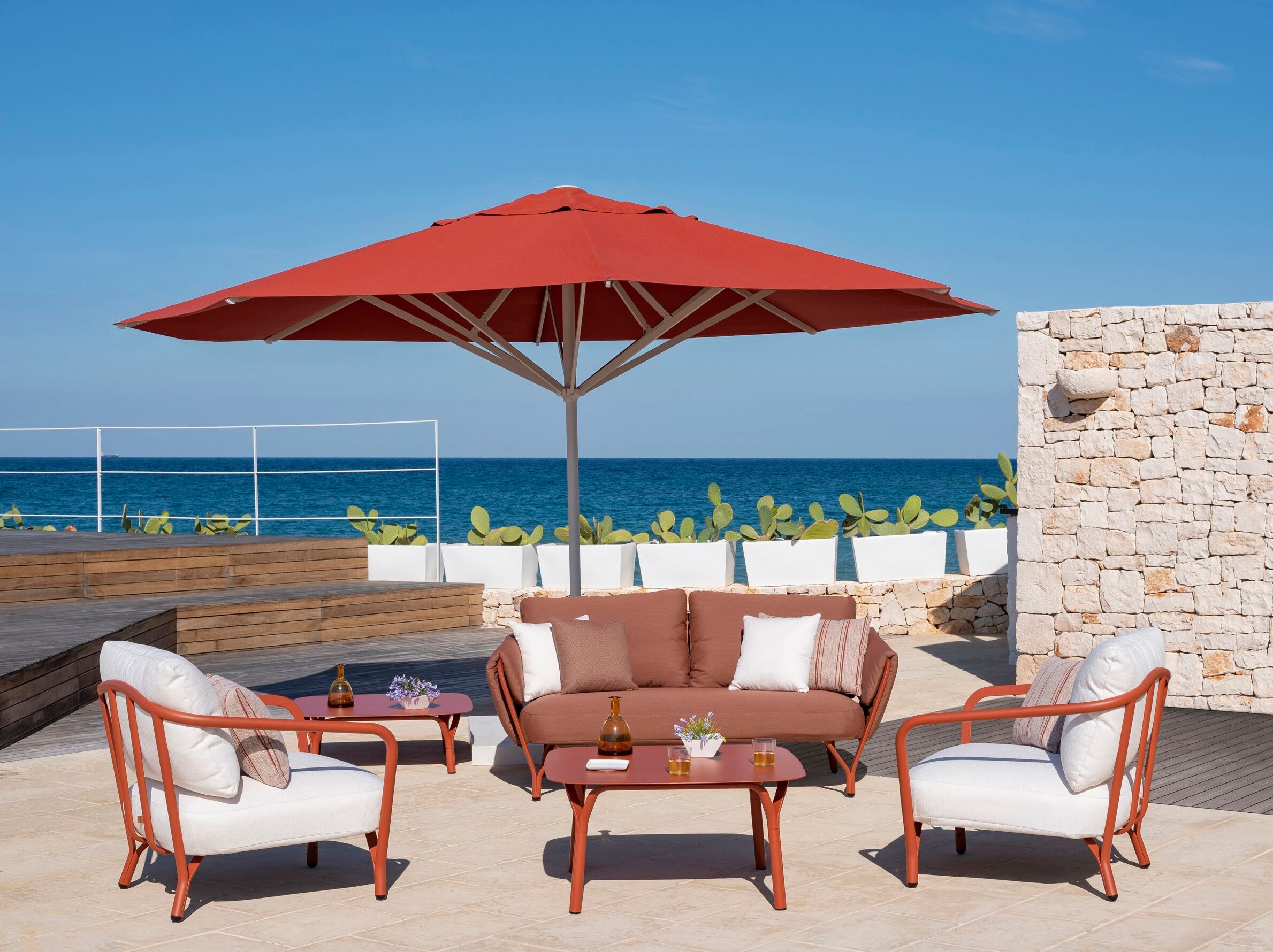 Алюминиевый квадратный зонтик emu герцогский ARCH-00134049 - Вид №2