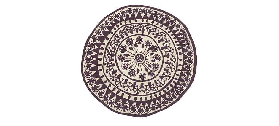 004026 Круглый ковер Nanimarquina Rangoli Santreyd  - Вид №6
