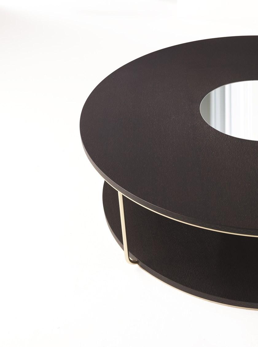 ETRO Home Interiors Низкий круглый деревянный журнальный столик  E.amb.231.a  - Вид №3