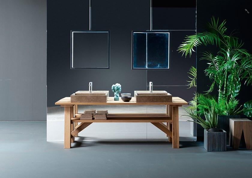 Devina Nais Двойная тумба под умывальник из массива дерева sun-id-1403337 - Вид №1