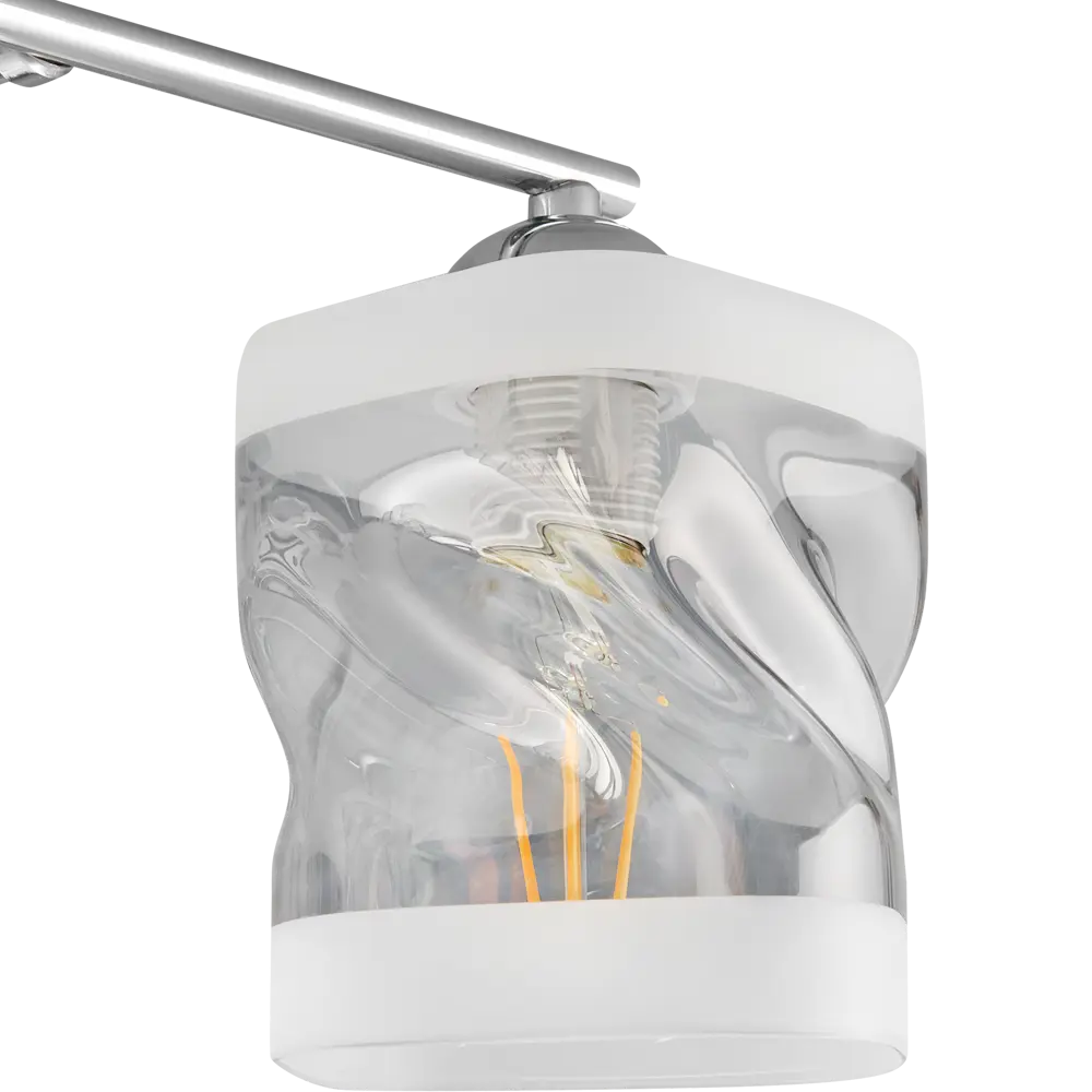 Люстра потолочная JLIGHT PEKA 4 лампы 22 м², цвет хром 84534225 STLM-2004606  - Вид №5