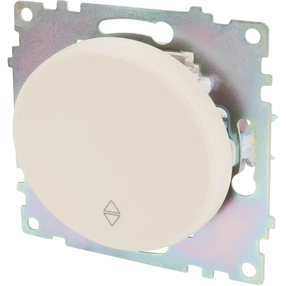 Выключатель проходной встраиваемый Onekey Florence 1 клавиша, цвет бежевый ONEKEYELECTRO STLM-2061984 - Вид №2