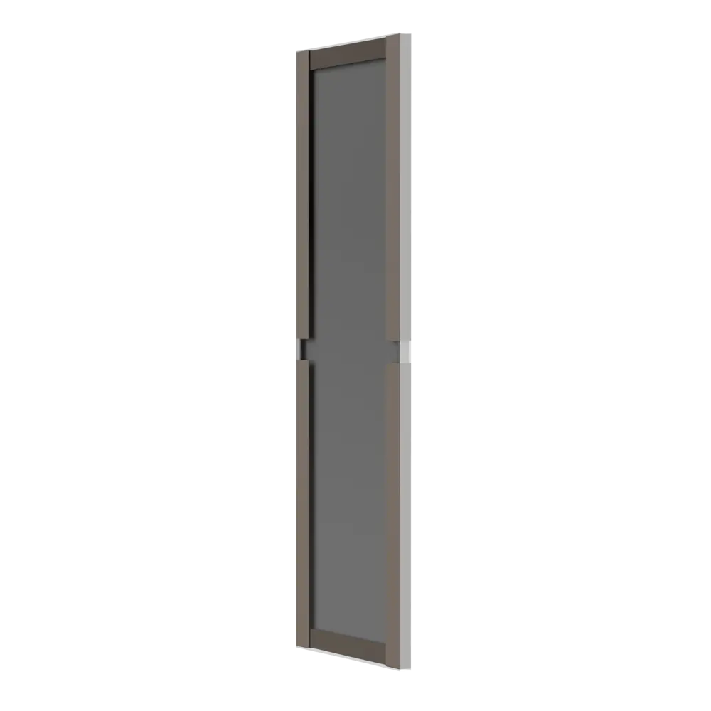 Дверь-купе KONSENSA 225.5x80.4 см МДФ цвет белый профиль матовое серебро STLM-2103639 - Вид №6