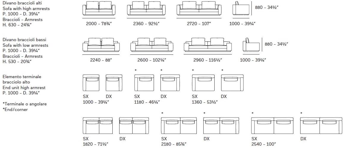 Lema Изогнутый модульный диван из ткани sun-id-1422771 - Вид №5
