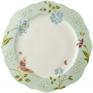 Тарелка Laura Ashley Irregular Mint Uni, 24,5 см