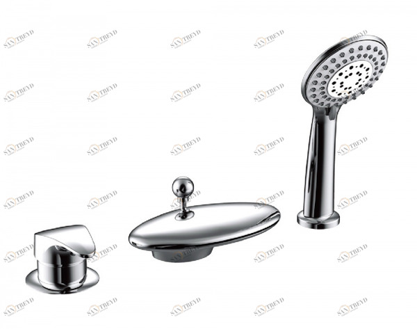 Встраиваемый смеситель на 3 отверствия NIAGARA F5140197CP-RUS bravat