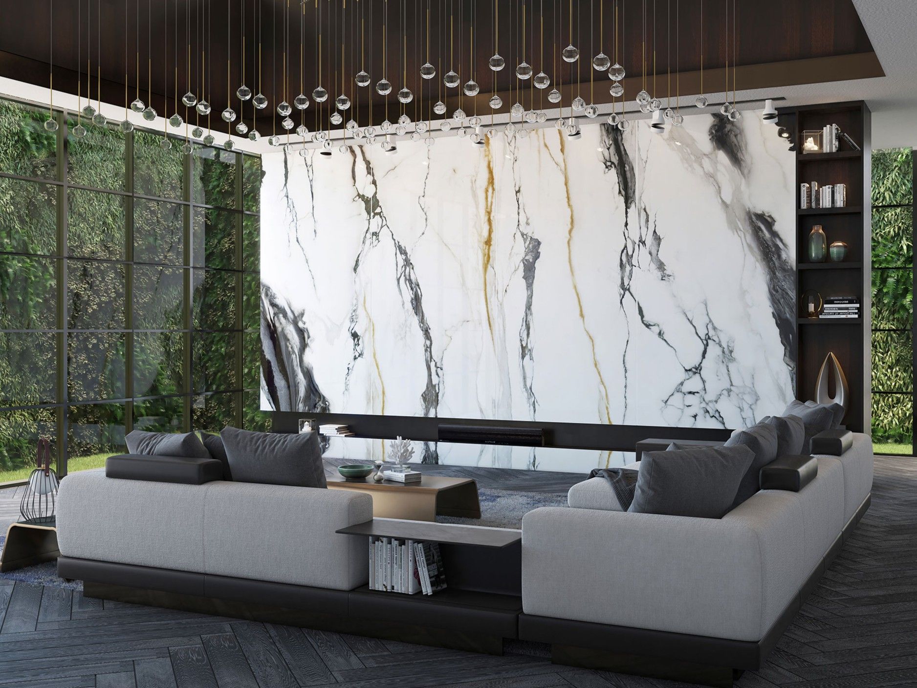 Декоративная панель из алюминия, стекла или ПММА Tecnografica Grandi Marmi ARCH-00039638