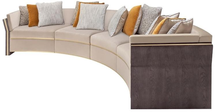 FRATO Изогнутый бархатный диван Udaipur Fup220028aaa  - Вид №1