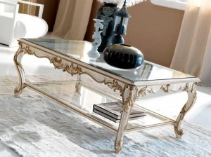 Grifoni Silvano Низкий прямоугольный журнальный столик в классическом стиле для гостиной