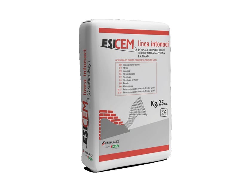 Гидрофугурированная штукатурка из микрофибры ESINCALCE Esicem ARCH-00149992