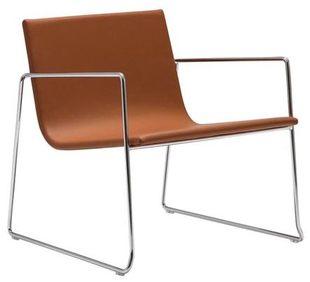 Andreu World Штабелируемое мягкое кресло-санки Lineal Bu0589 - Вид №7