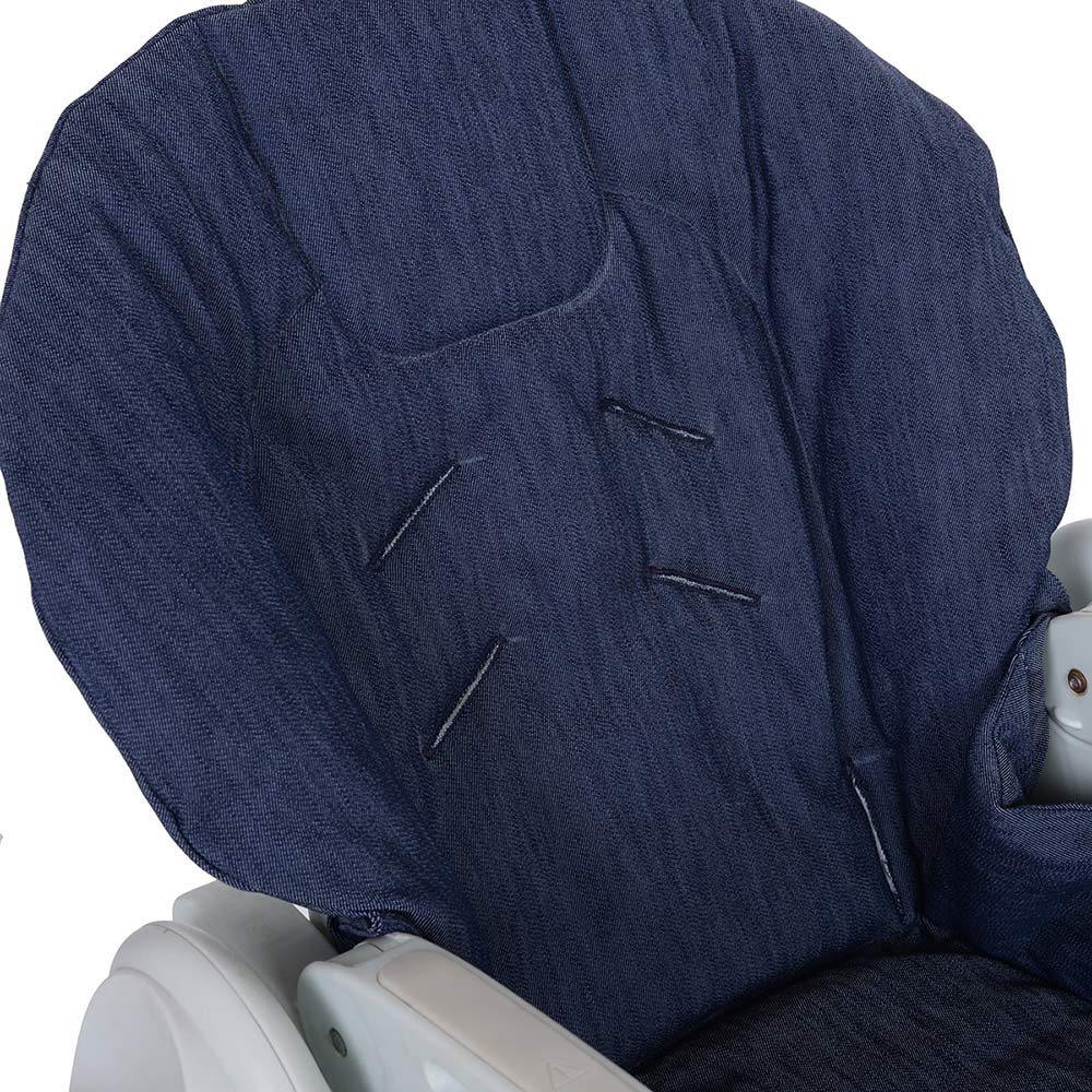 Съемный чехол для стульчика для кормления "Джинса" (водостойкое покрытие) VAMVIGVAM  281629 Синий Santreyd  - Вид №1