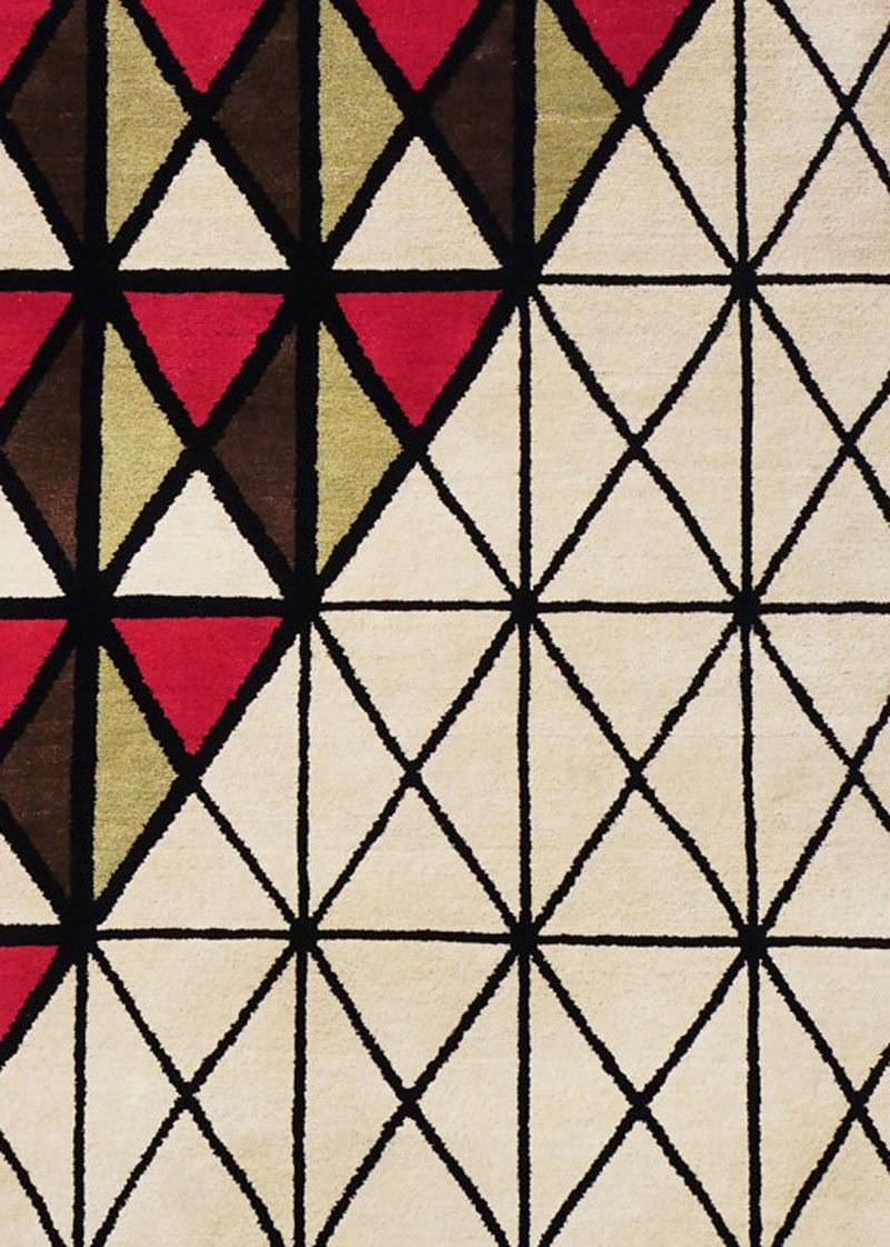 I + I Ковер нестандартной формы из шерсти, вискозы и хлопка  C 104 a  - Вид №1