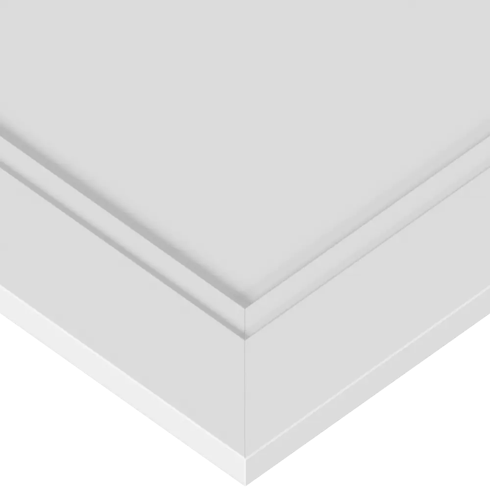 KONSENSA Фасад Котлас белый матовый для кухни в неоклассическом стиле 89387727 STLM-1570118 - Вид №5