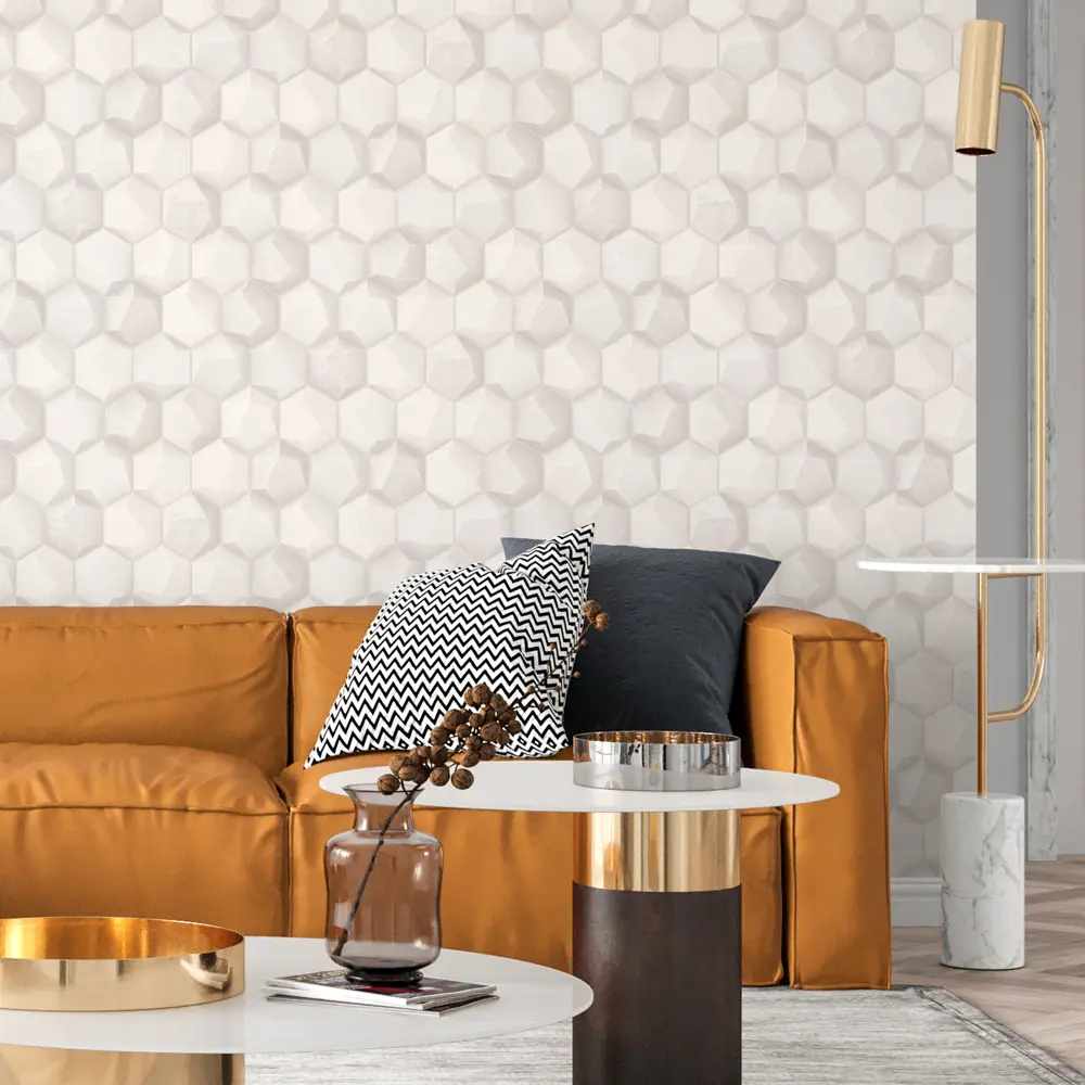 Обои флизелиновые Московская Обойная Фабрика Кент белые 1.06 м БЕЛ4328-1 STLM-2053044 - Вид №2