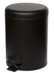 Вёдра с педалью и крышкой Pavo 5L Black NAVAKO