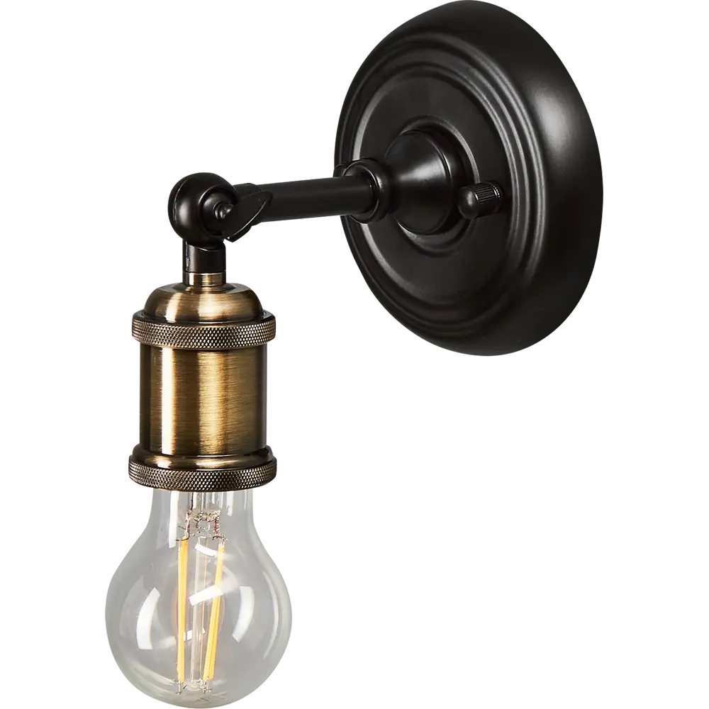 Настенный светильник KREAFORTA Hatanga цвет черный STLM-2022994 - Вид №2