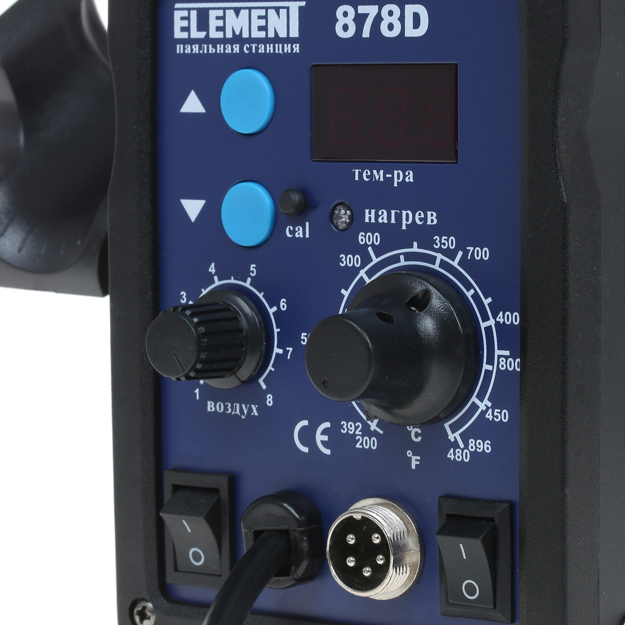 Паяльная станция ELEMENT 878D 8105948 STDN-0033005 - Вид №4