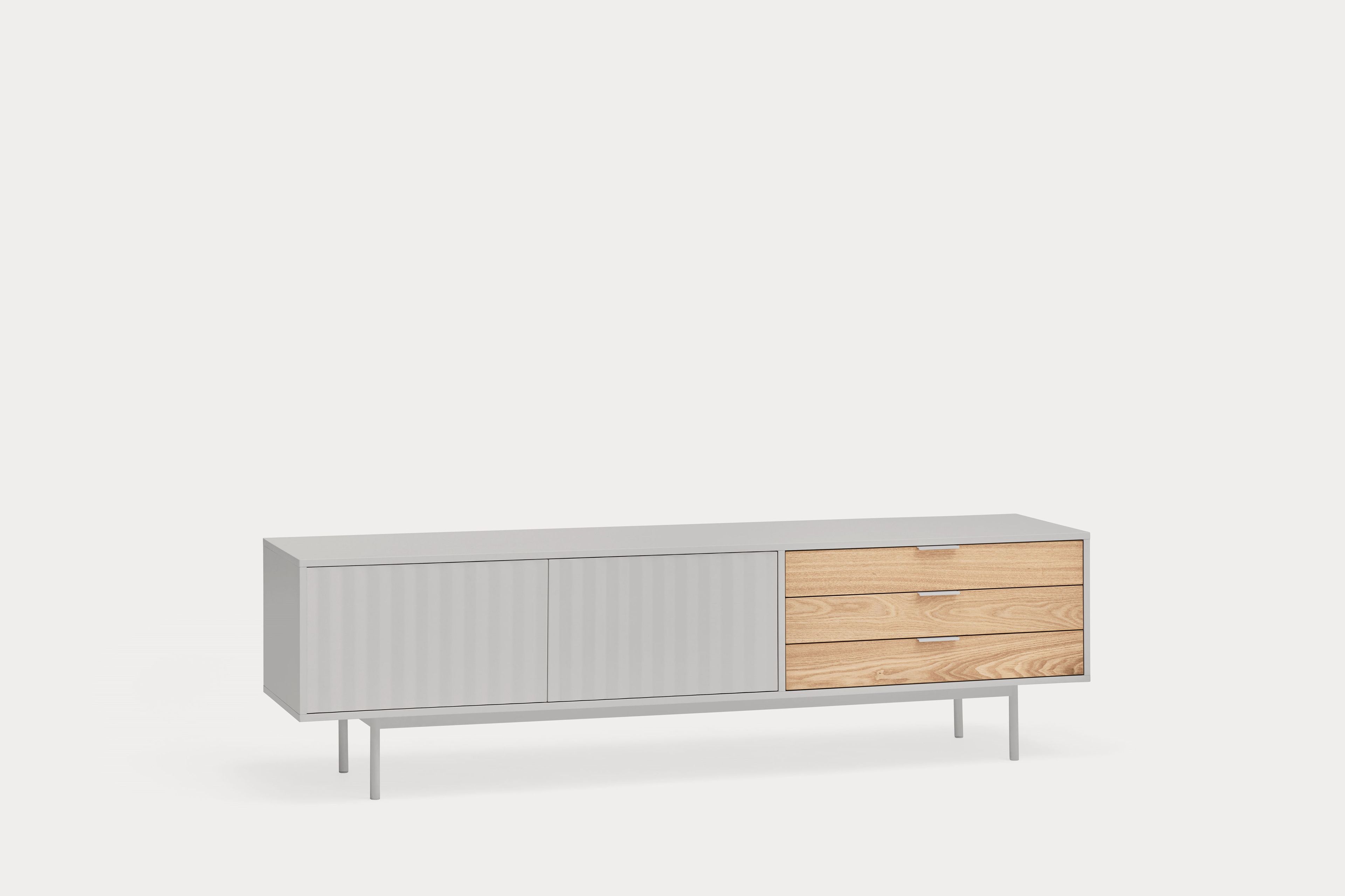 Шкаф для телевизора из МДФ с распашными дверцами и ящиками TEULAT Sierra ARCH-00064536 - Вид №15