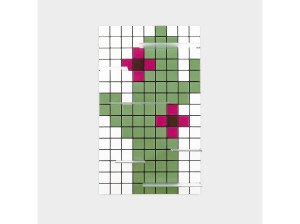 Подвесной модульный книжный шкаф из АБС-пластика