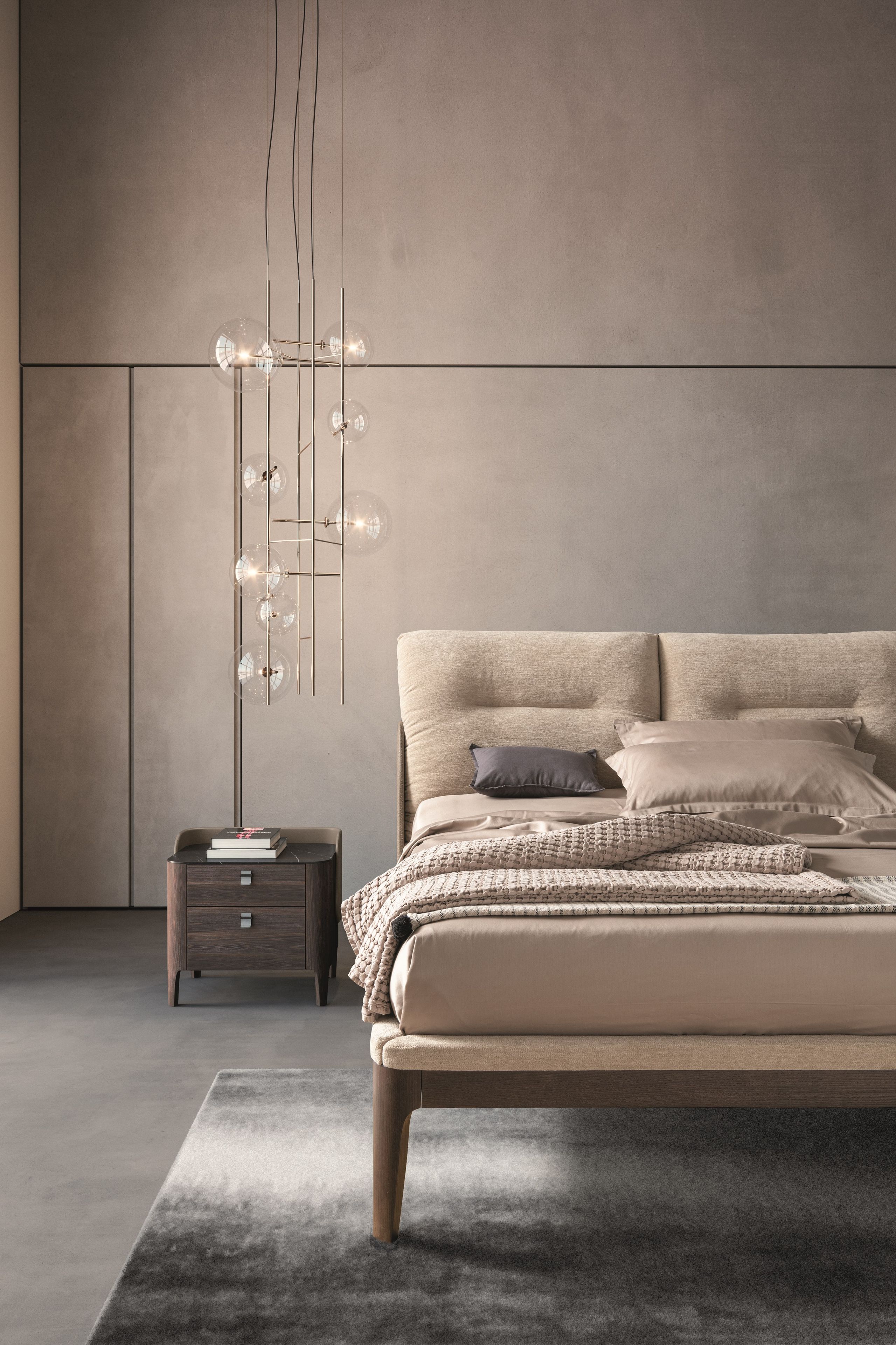 Двуспальная деревянная мягкая кровать Dall'Agnese семьдесят ARCH-00121881 - Вид №3