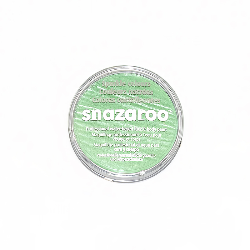 1118401 краска для лица и тела №2 18 мл бледно-зеленый перламутр Snazaroo 
