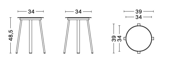 Стальной стул Hay револьвер ARCH-00053027 - Вид №15