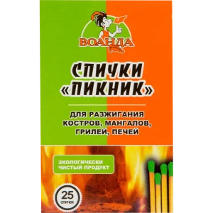 Спички обычные «Пикник», для розжига мангалов, грилей, 25 шт. в коробке 13991106 STLM-2109421