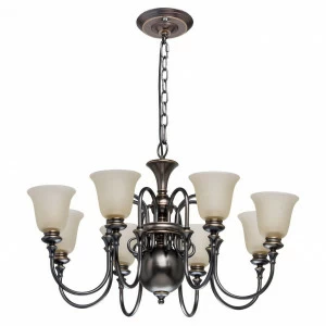 Подвесная люстра MW-Light Даллас 2 102010608 бежевая MW-LIGHT ДИЗАЙНЕРСКИЕ, ДАЛЛАС 187056 Бежевый