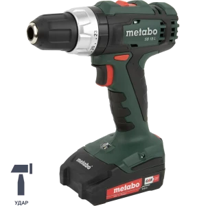 Дрель-шуруповёрт аккумуляторная ударная Metabo SB 18 L, 602317500, 18 В Li-Ion 2x2 Ач 80132212 STLM-2031809