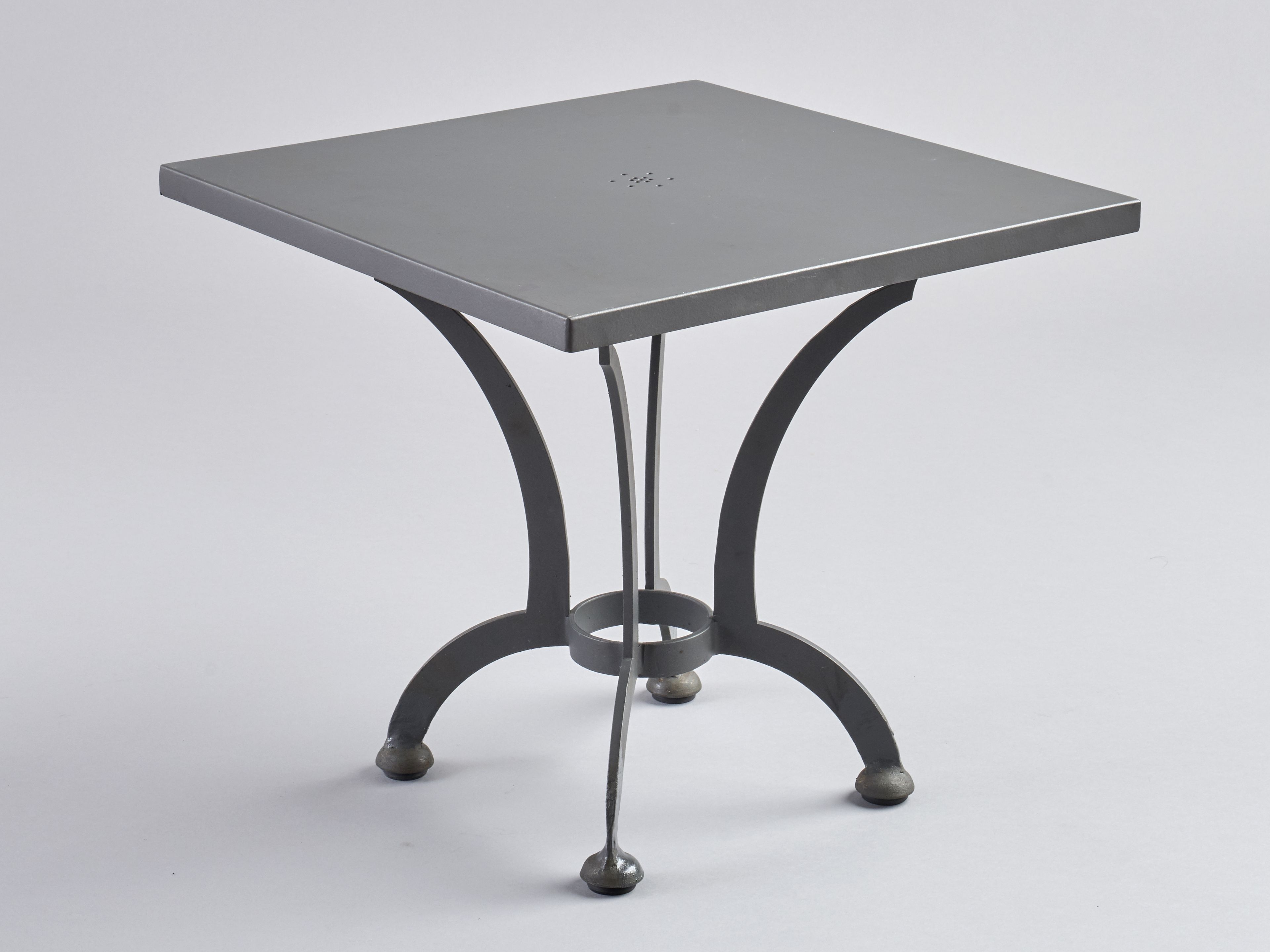 Квадратный садовый столик из нержавеющей стали OFFICINACIANI арки ARCH-00027794 - Вид №1