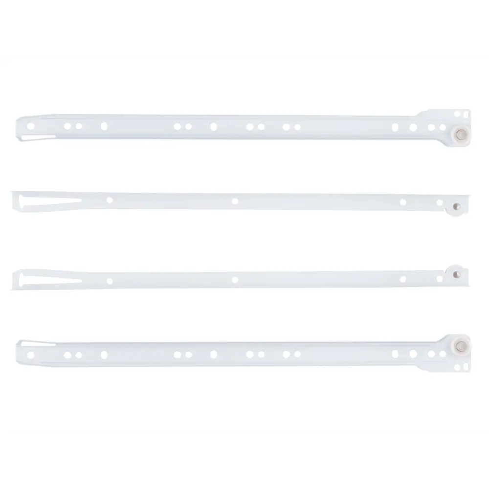 Мебельные направляющие 400x35 мм металл цвет белый 2 шт Santreyd STLM-2109204 - Вид №1