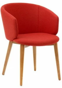 Tuna Ofis Стул из ткани с подлокотниками