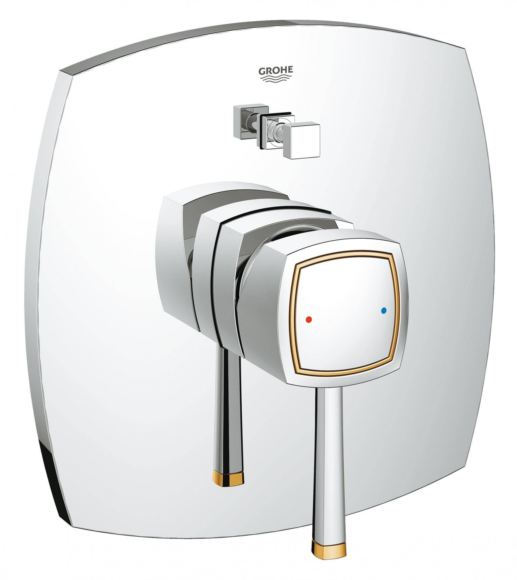 Внешняя часть смесителя для ванны GROHE Grandera, хром/золото, хром (19920IG0)