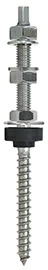 Винт NW 01 08 200 NW01 Tecfi Ø8  M8 x 200