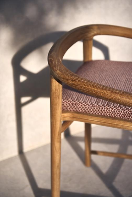 Табурет 61 teak nero Manutti Solid MNST06 - Вид №11