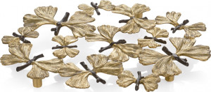 10591555 Michael Aram Подставка под горячее Michael Aram Бабочки гинкго 28см, сталь нержавеющая Сталь нержавеющая